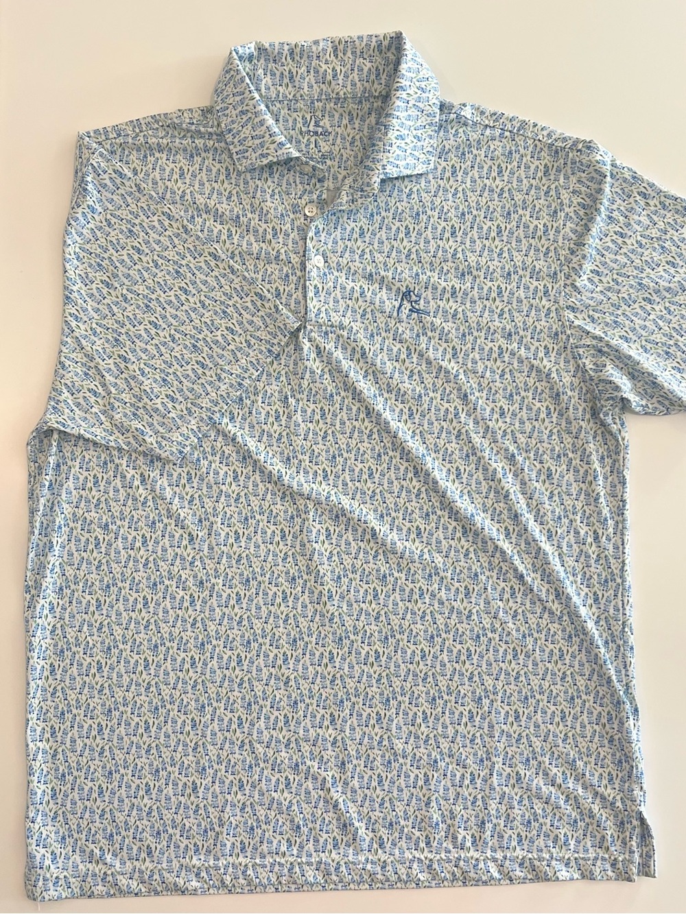 Men’s Rhoback SS blue bonnet size large